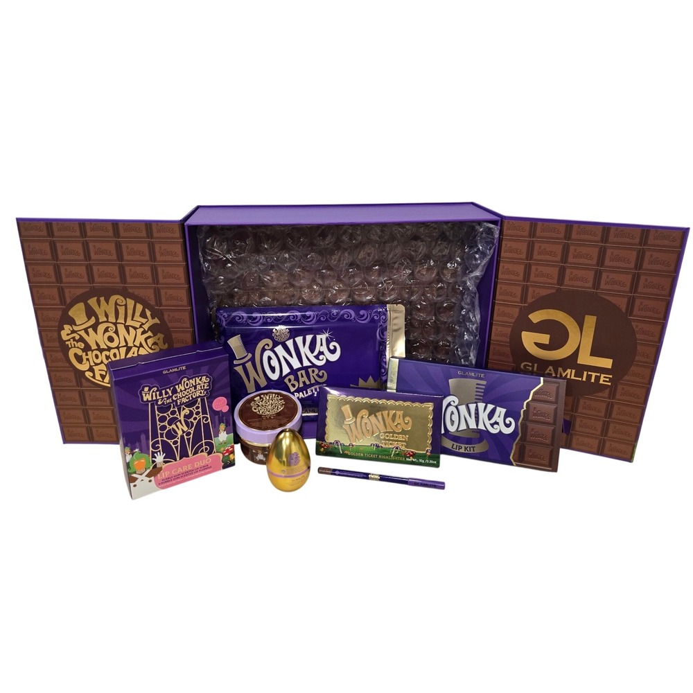 Glamlite x Willy Wonka & The Chocolate Factory Full Makeup Collection PR Box Set